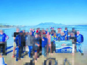 Double century for S-West aquaman conquering open waters for a cause!