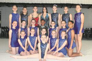 Gymnasts take to the floor in PTA
