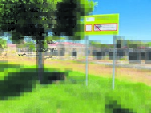 Strand cemetery in derelict state