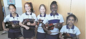 Beaumont quintet fiddle the strings