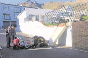Freak accident: Driver escapes death