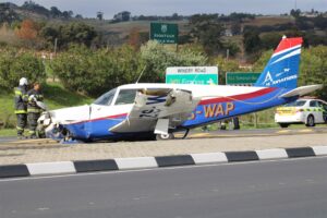 Aircraft occupants hospitalised after incident on R44