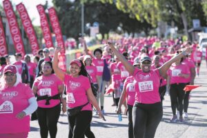 Lace-up to paint town pink, ladies