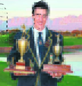 Gholfspelers slaan pryse los