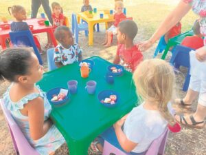 Tots’ tea with lots of heart