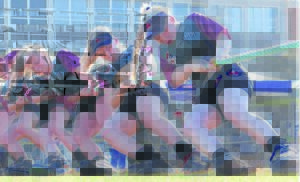 Toutrekspan gee kleur aan die dag