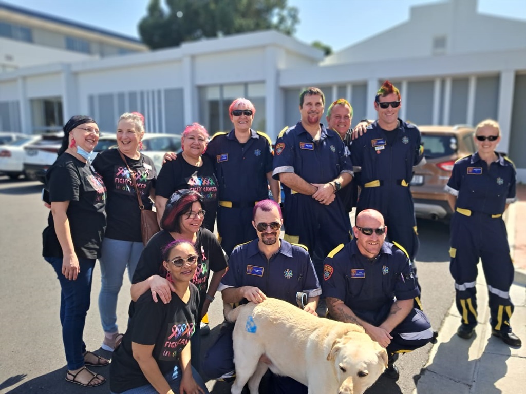 Even the GB Med Rescue crew did their bit to raise