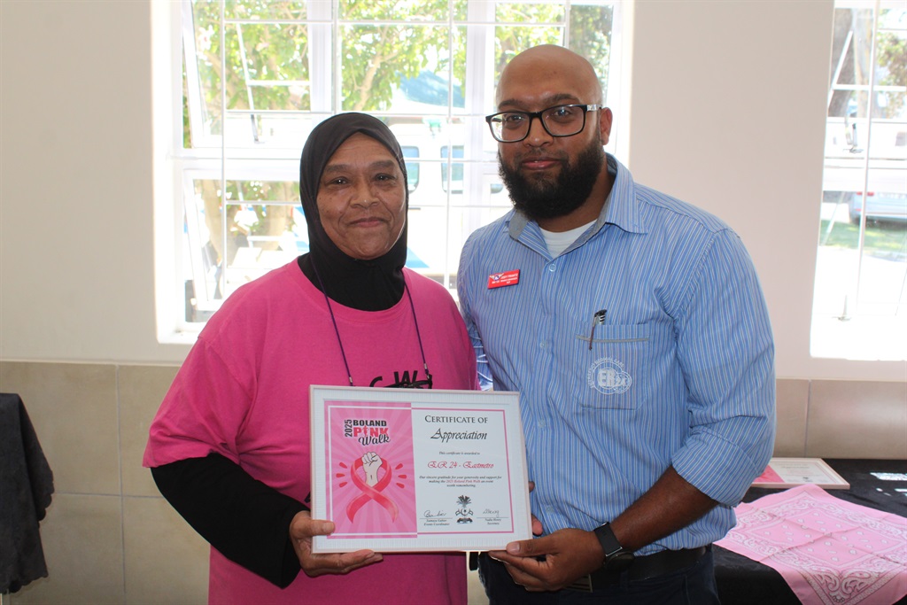 Certificates of appreciation were handed out by th