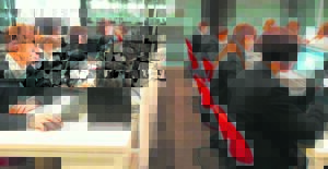 Students visited famous library