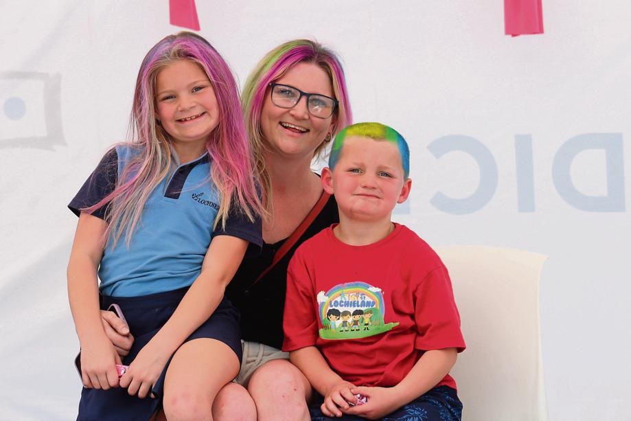 It’s a family affair! Marchant du Toit donning a f