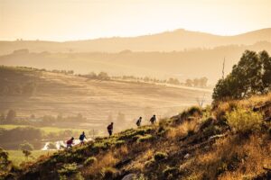 Hike at sunset, watch moon rise