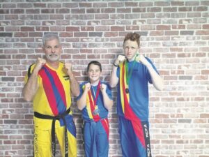 Podium finishes for fighters