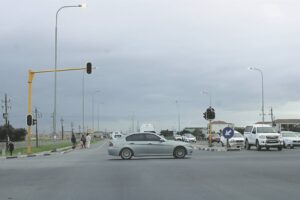 Faulty traffic lights being fixed