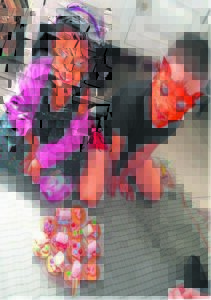 Kids enjoy decorating biscuits