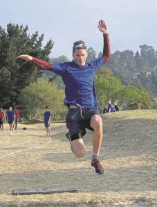 Athletic action at school