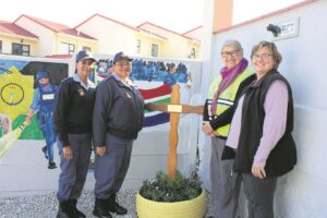 Memorial garden dedicated to fallen heroes