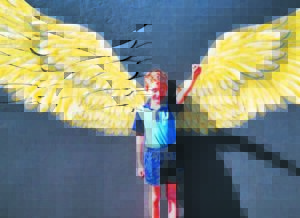 Ta-ta-da, hier kom ’n Wonder Arend!