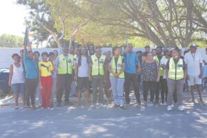 Betogers praat uit oor haweloosheid