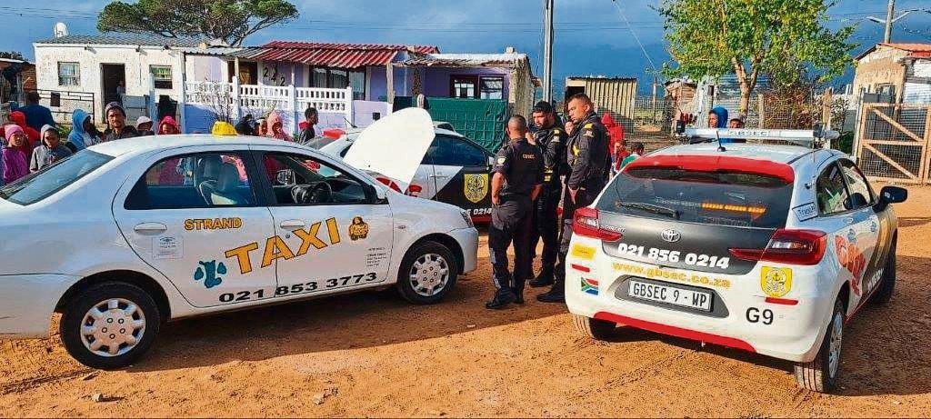 Armed response officers of the private security co