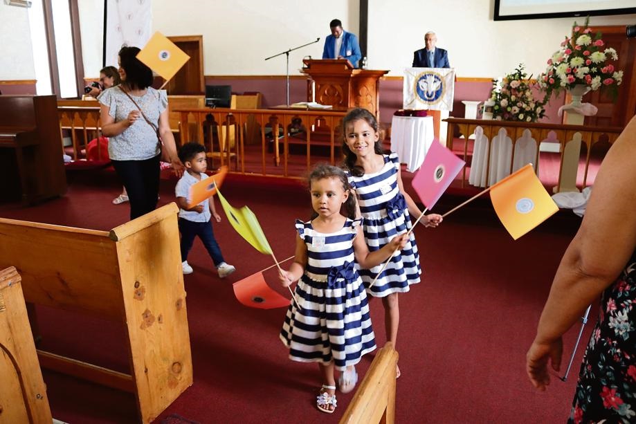 The service concluded with a special parade by you