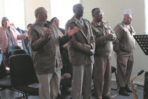 Prayer service for those in uniform