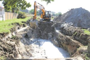 Sinkholes a recurring snag