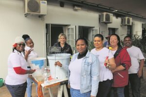 Police turn hospice garden into a tranquil space