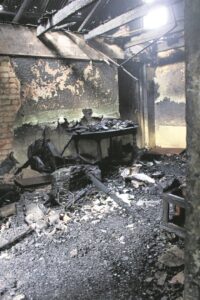 Burgled, burnt and at risk of invasion