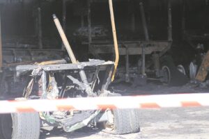 Inferno razes golf carts at Somerset West club