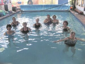 Water aerobics does trick!