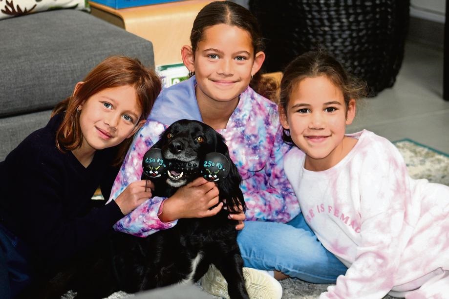     Bella, the four-year-old furry friend that wen