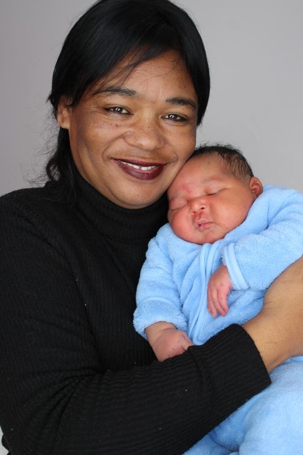 Strand resident Susie Pedro with bouncing baby boy