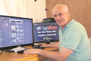 Helderberger, Sam Fourie, die gesig agter SayWhere-toep