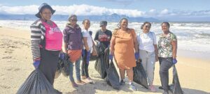 RDM staffers do a clean-up of surrounding beaches