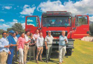 Fire engine ready for duty