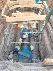 Sewer to be fixed soon