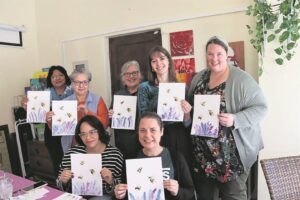 Making friends through painting