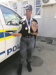 Police sergeant dripped in gold