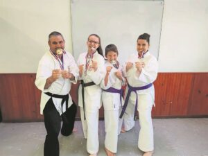 Karateka kick up a notch!