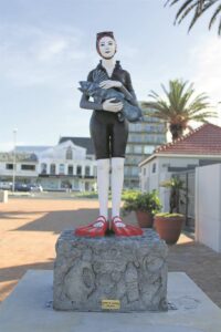 Sculptured art adorns Strand promenade