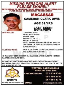 Soektog na vermiste Macassar-man duur ’n jaar