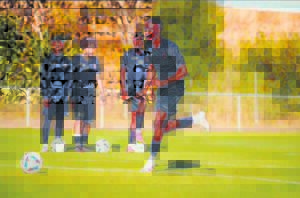 Soccer stars shoot to France