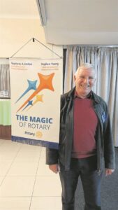 Somerset West Rotary welcomes special visitor