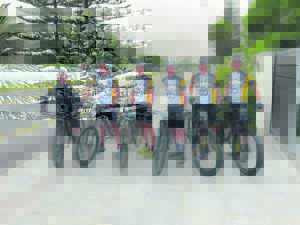 Mountain bikers saddle up for a worthy cause