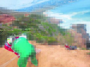 Daring harness rescue