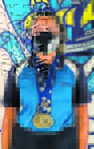 Soos vis in die water