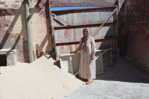 Furore over creeping sand