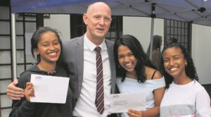 College celebrates 100%