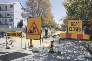 Roadworks in Strand causing a pickle