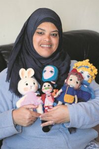 Van huisvlyt tot besigheid: Salma laat die naalde klik